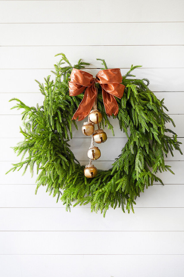Decorator's Warehouse 30" Just Cut Real Touch Norfolk Pine Wreath
