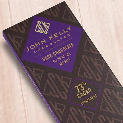 John Kelly Chocolates Dark Chocolate Bar with Fleur de Sel