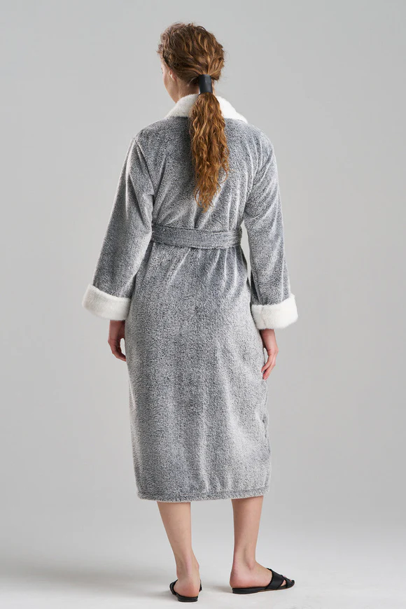 Natori Frosted Cashmere Fleece Robe