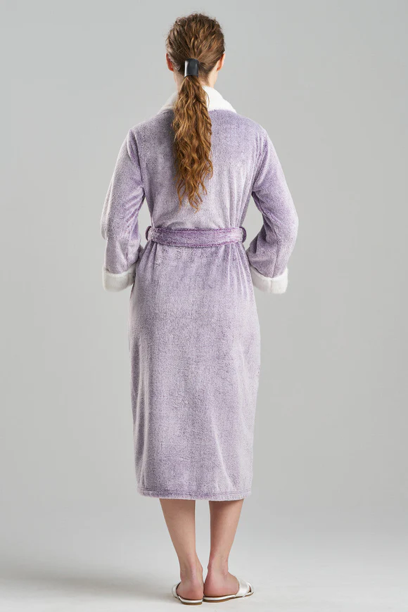Natori Frosted Cashmere Fleece Robe