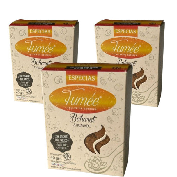 Pampa Direct Fumée Smoked Baharat - Spice Blend with Coriander, Cumin, Cinnamon and More, 40 g / 1.41 oz (pack of 3)