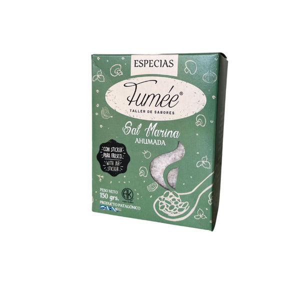 Pampa Direct Fumée Smoked Coarse Sea Salt – Sal Marina Gruesa Ahumada, 150 g / 5.29 oz