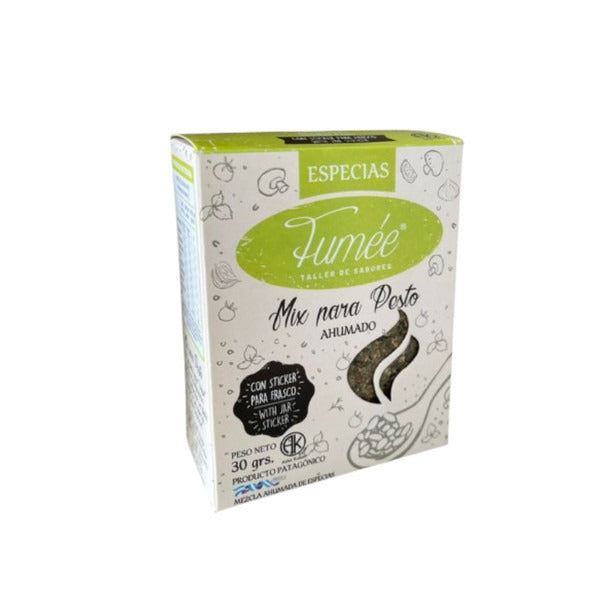 Pampa Direct Fumée Smoked Pesto Mix - Kosher Natural Especias Ahumadas Para Pesto, 30 g / 1.05 oz (pack of 3)