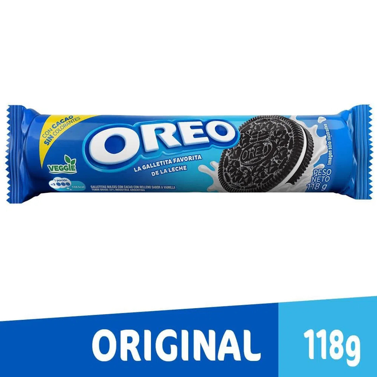 Pampa Direct Oreo Sandwich Cookies Cream Filled, 118 g / 4.16 oz each (pack of 3)