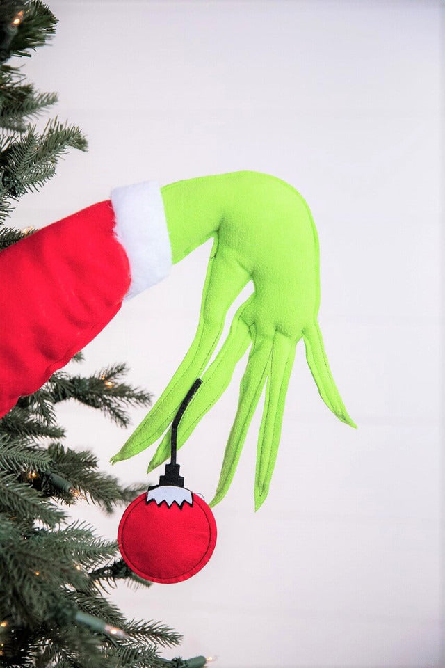 Decorator's Warehouse 23” x 11" Green Monster Hand Ornament