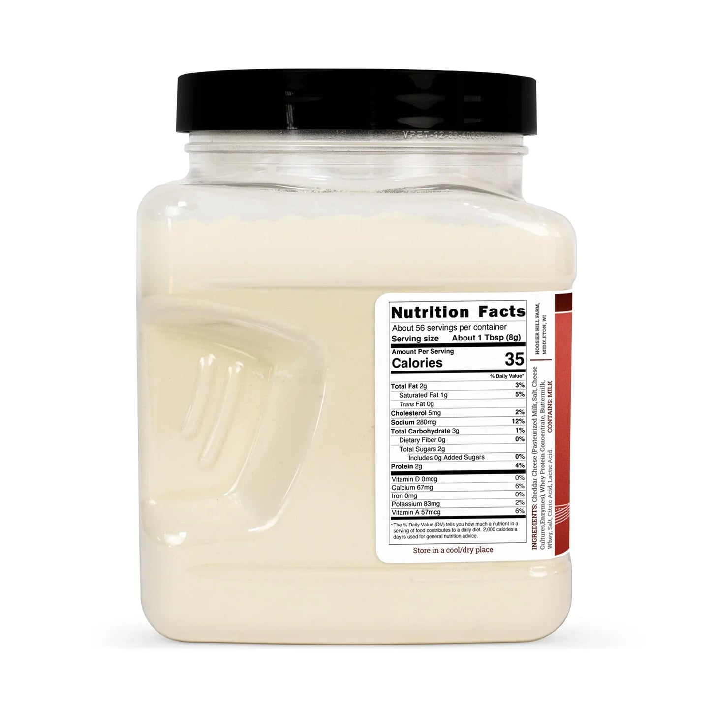Hoosier Hill Farm White Cheddar Cheese Powder
