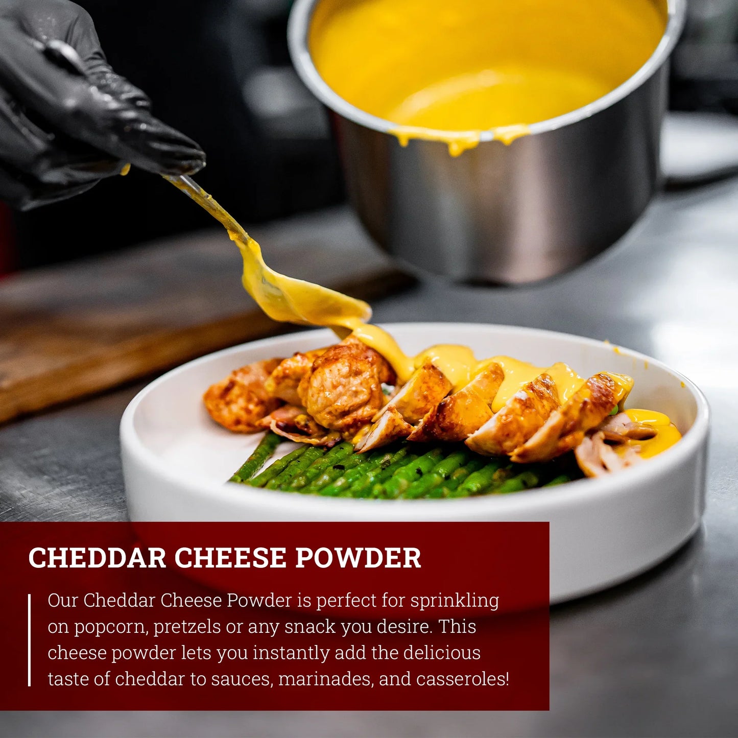 Hoosier Hill Farm Cheddar Cheese Powder 25lb