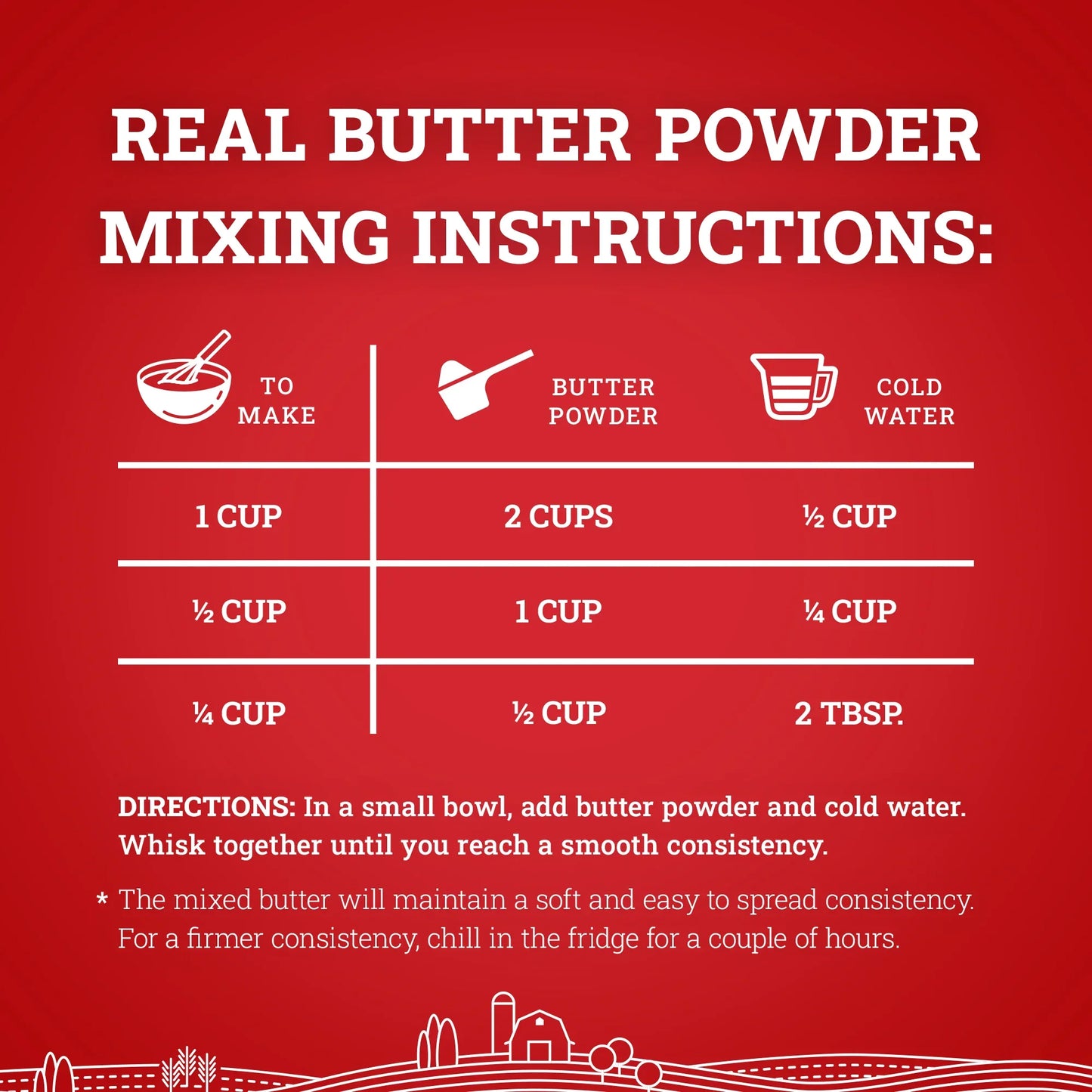 Hoosier Hill Farm Butter Powder 25lb