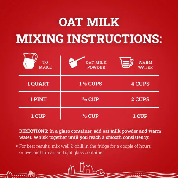 Hoosier Hill Farm Oat Milk Powder 25lb