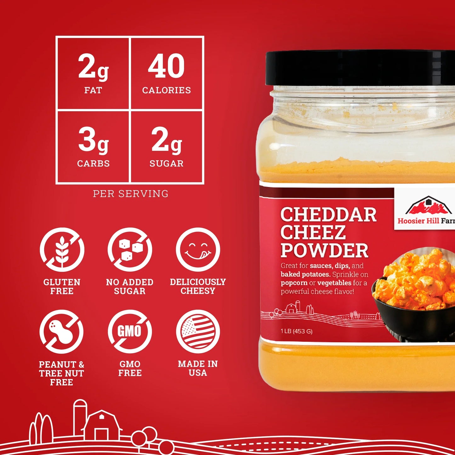 Hoosier Hill Farm Cheddar Cheez Powder