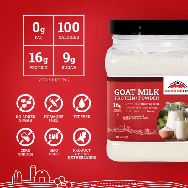 Hoosier Hill Farm NEW! Goat Milk Protein+ Powder