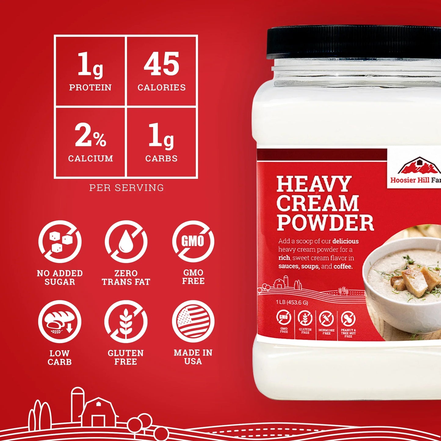 Hoosier Hill Farm Heavy Cream Powder