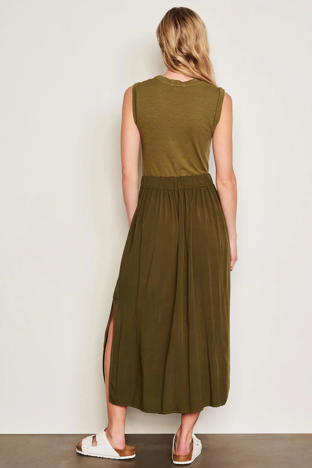 BAILEY/44 Women's Sundry Midi Mixed Media Dress