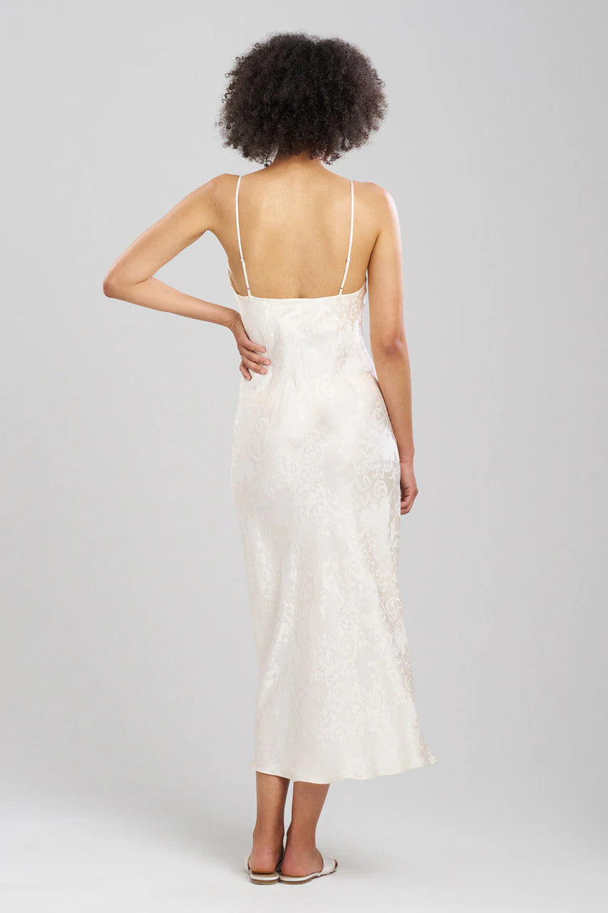 Natori Ines Jacquard Silk Gown
