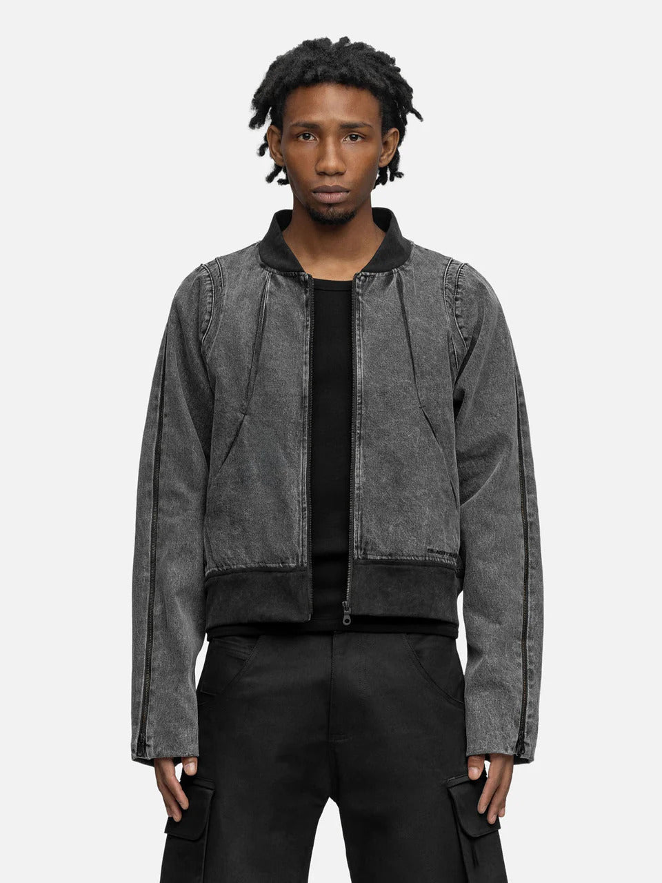 BLACKTAILOR ZIPPER DENIM JACKET NOISE