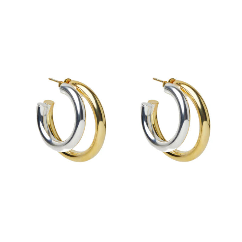 ARGENTO VIVO JADE HOOP
