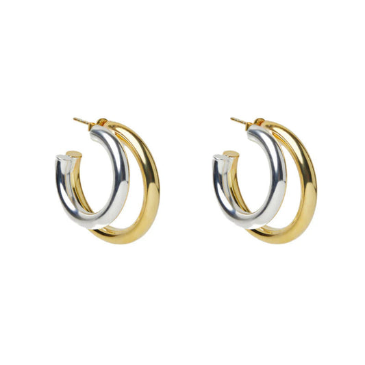 ARGENTO VIVO JADE HOOP