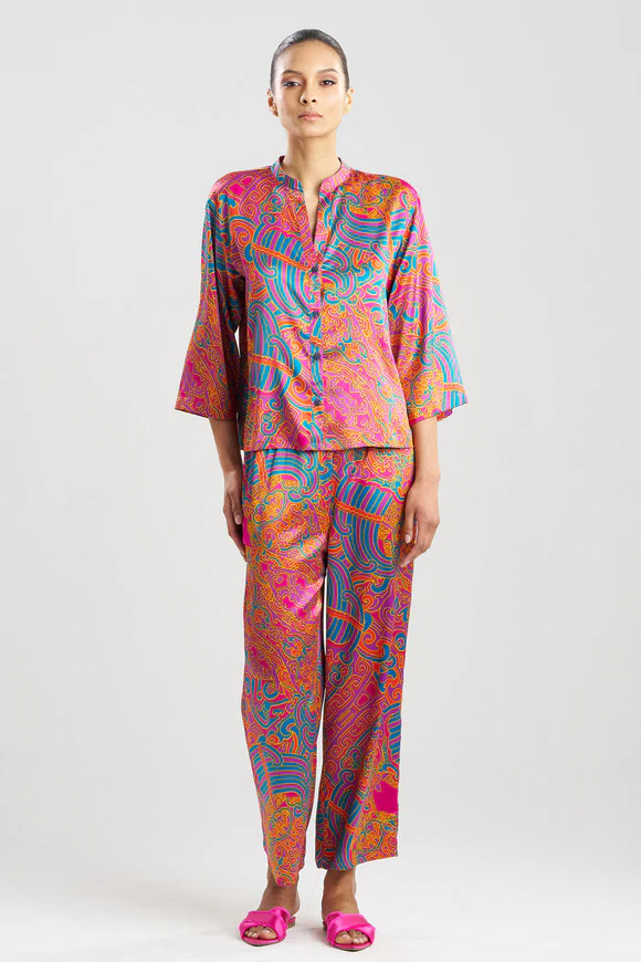 Natori Kaleidoscope Satin Mandarin PJ