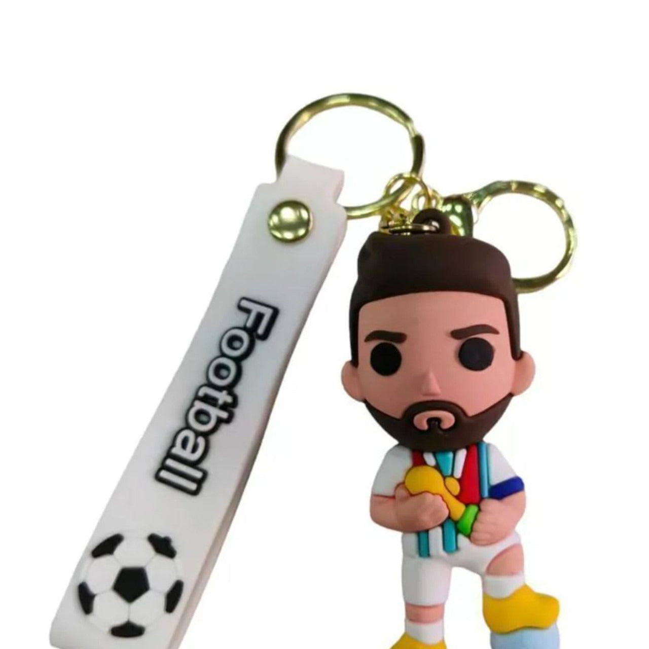 Pampa Direct Keychain Lionel Messi Copa Llavero Selección Argentina Funny Football Futbol Key Holder