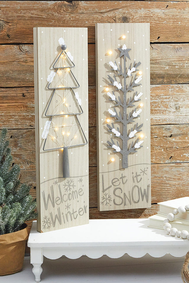 Decorator's Warehouse 24” LED Holiday Tree Wall Decor