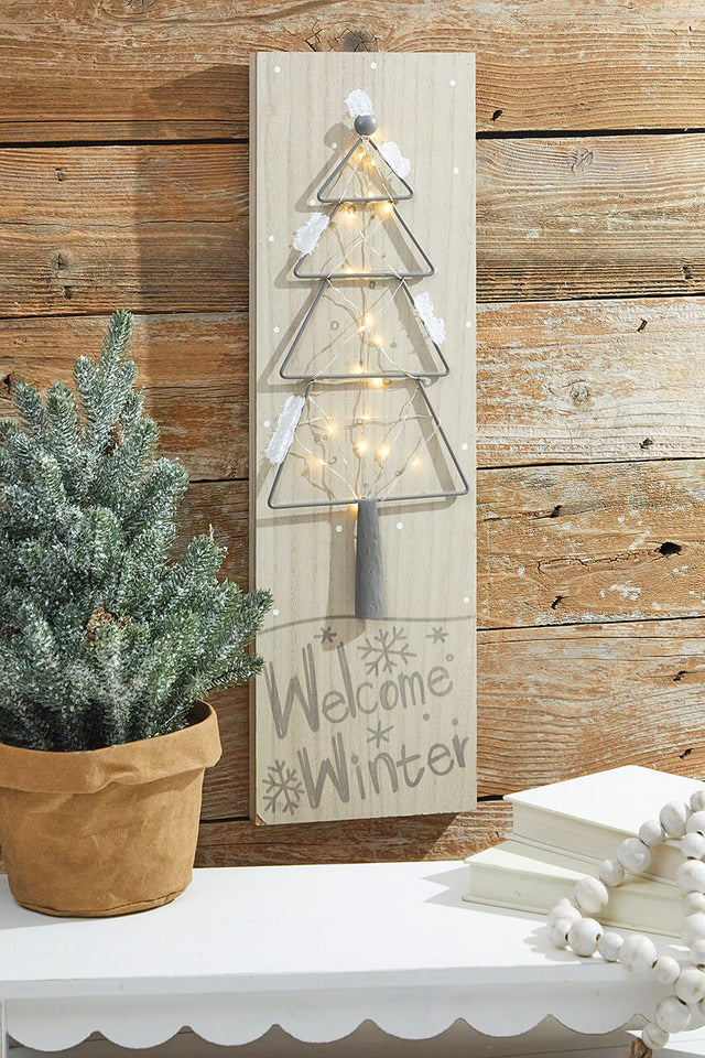 Decorator's Warehouse 24” LED Holiday Tree Wall Decor