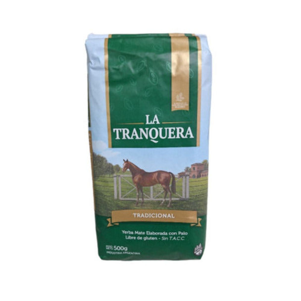 Pampa Direct La Tranquera Yerba Mate Tradicional Wholesale Bulk Box, 500 g / 17.63 oz (pack of 12 count)