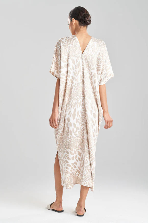 Natori Luxe Leopard Caftan