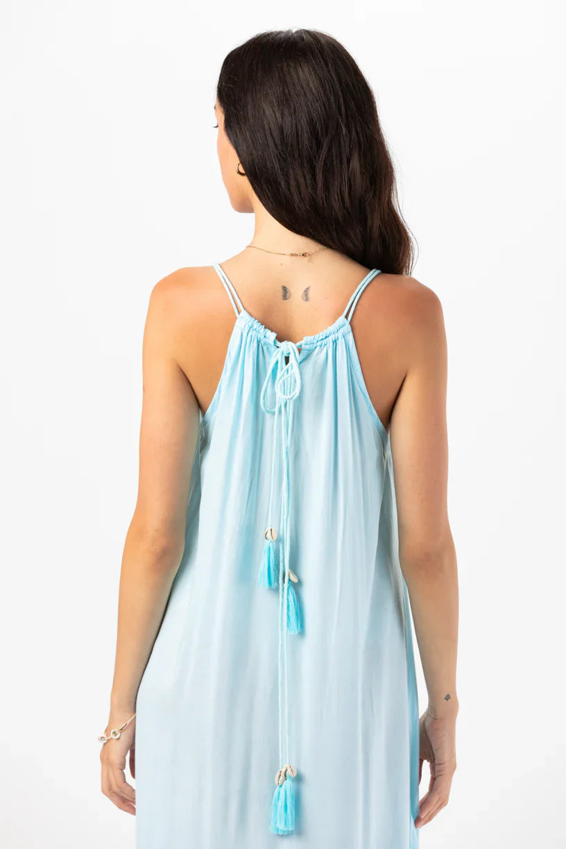 Tiare Hawaii Love Letters Maxi Dress - Aqua Lavender Ombre
