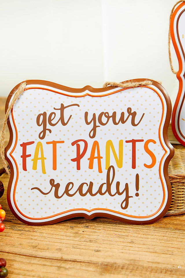 Decorator's Warehouse 7" x 6" Tin Thanksgiving Sign