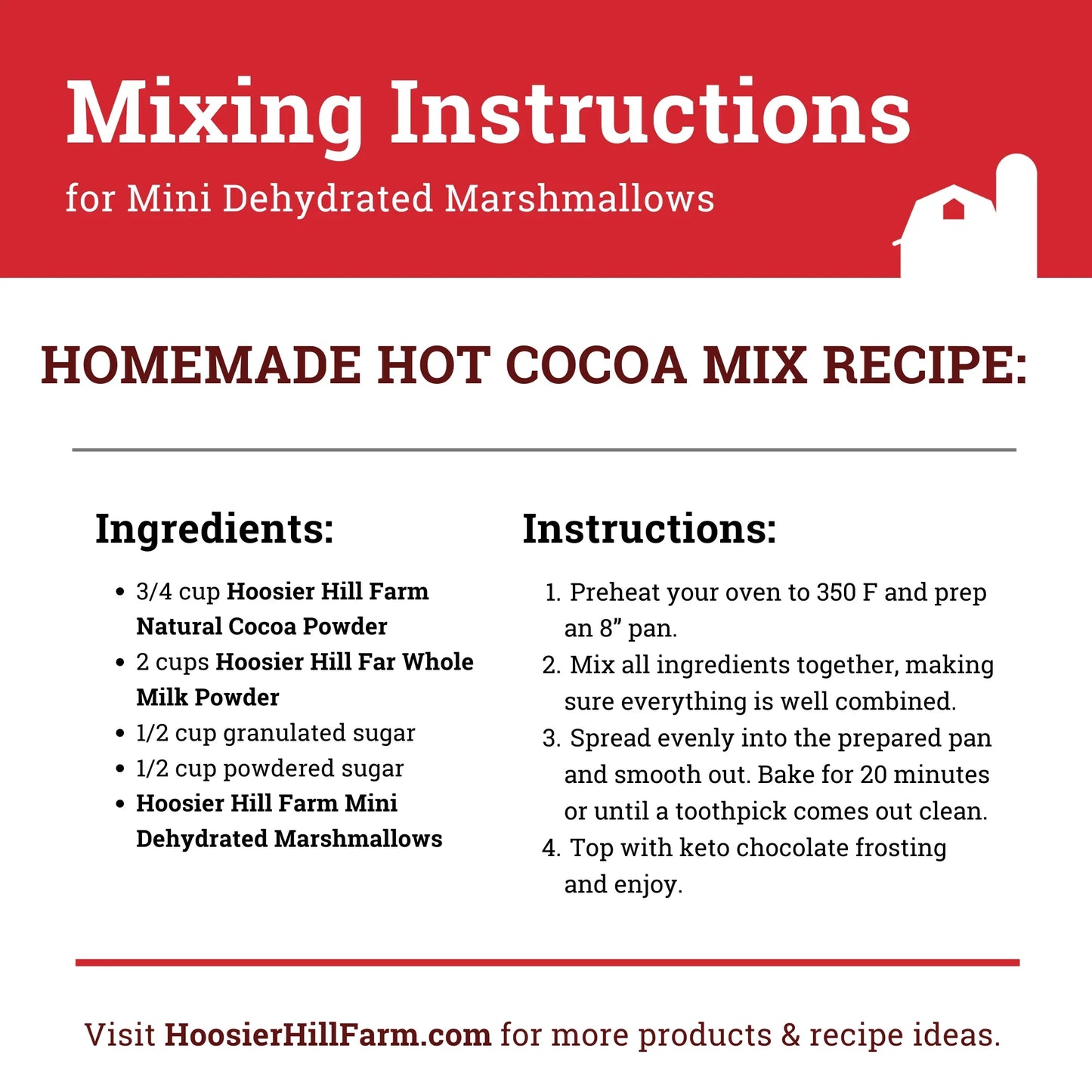 Hoosier Hill Farm Mini Dehydrated Marshmallows
