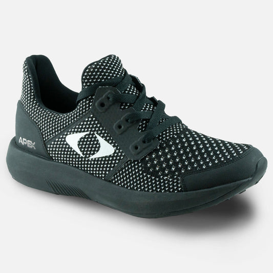 Apexfoot Women's Performance Athletic Sneaker - Black