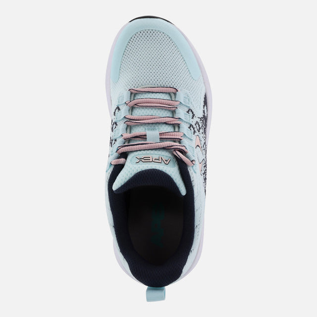 Apexfoot Women's Performance Athletic Sneaker - V Black Seafoam / Pink