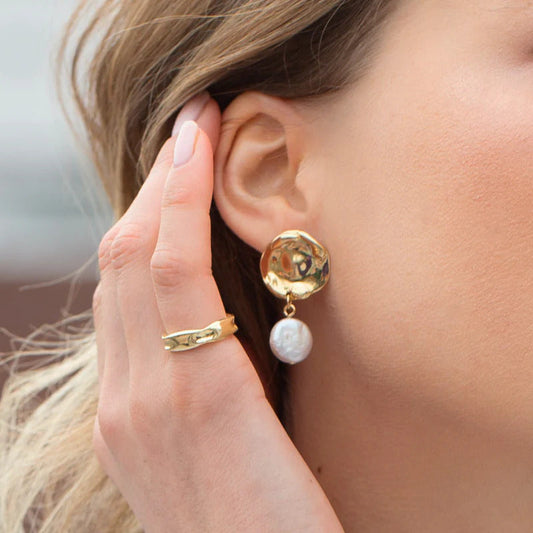 ARGENTO VIVO THE PEARL DROP EARRING