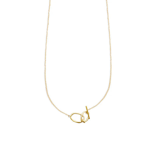 ARGENTO VIVO THE SIA TOGGLE NECKLACE