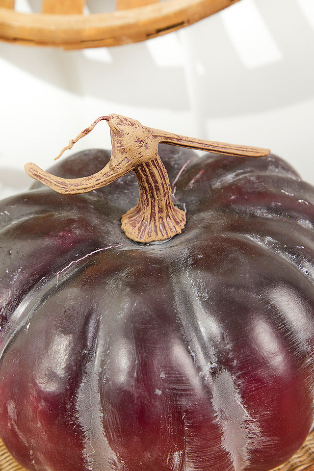 Decorator's Warehouse 9" x 5" Plum Harvest Pumpkin Vine