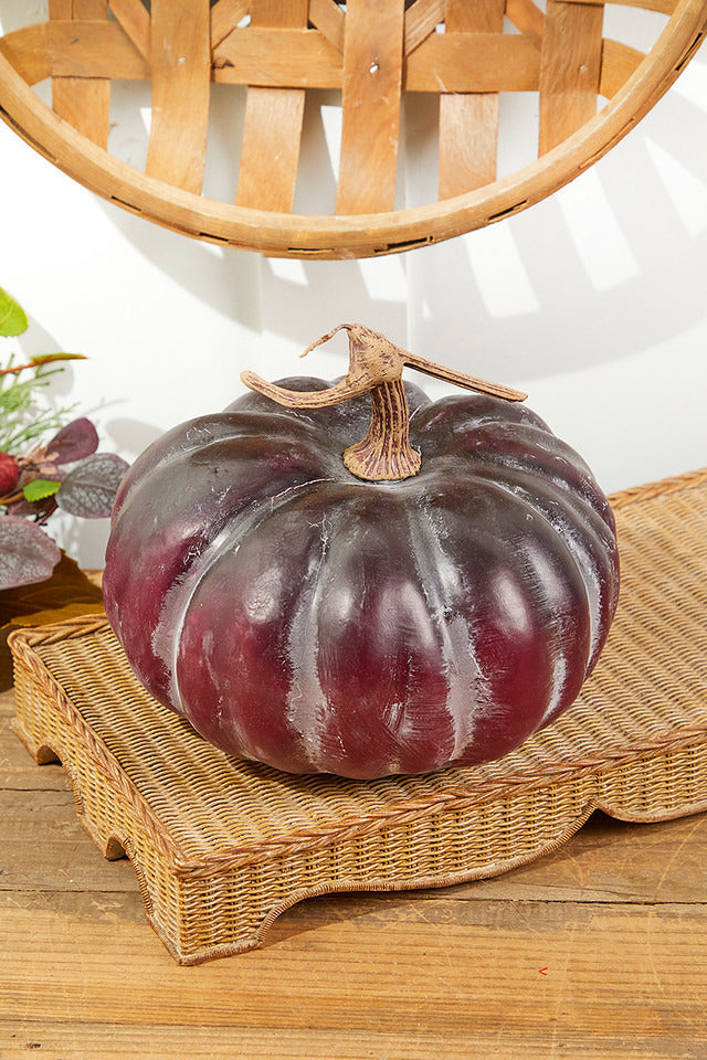 Decorator's Warehouse 9" x 5" Plum Harvest Pumpkin Vine