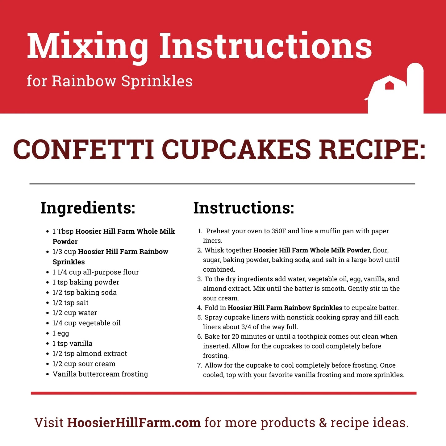 Hoosier Hill Farm Rainbow Sprinkles