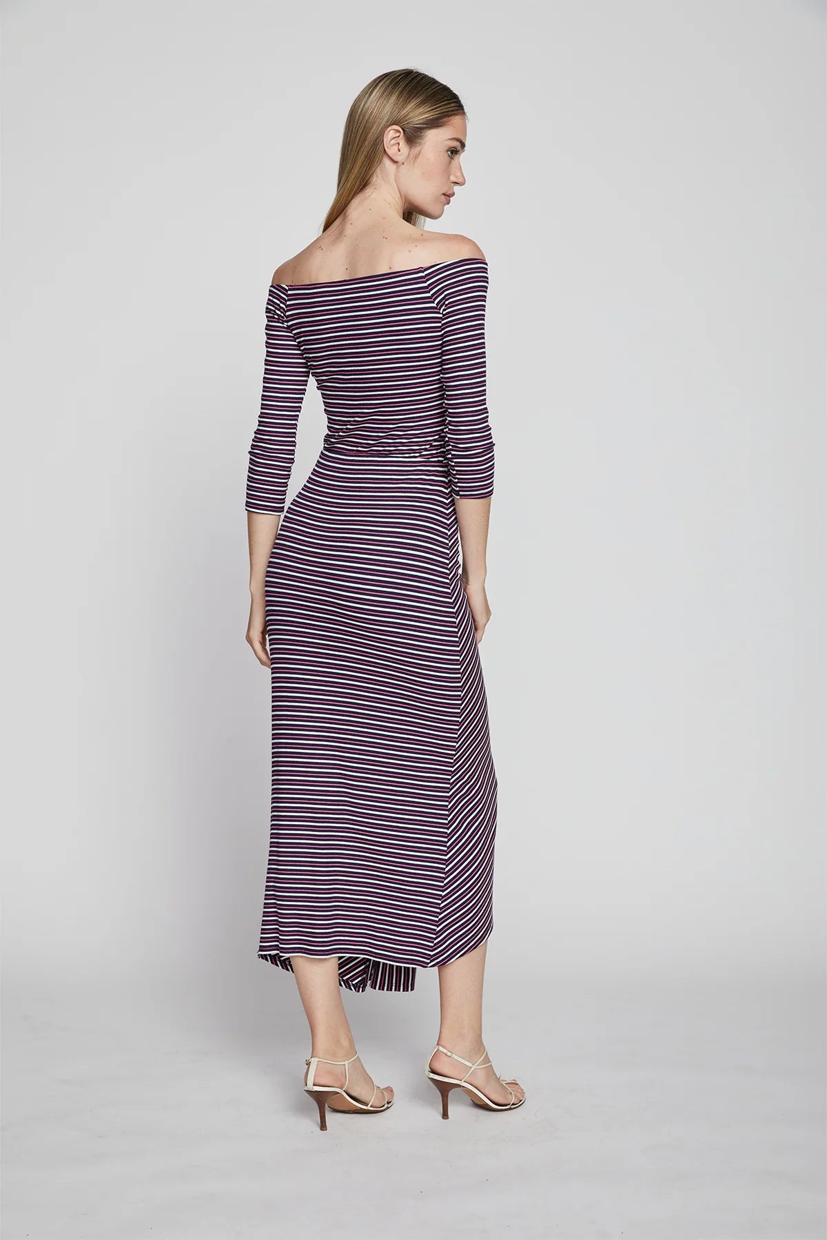 BAILEY/44 Women's Bailey 44 Chrissie Stripe Skirt in Deep Sea Stripe