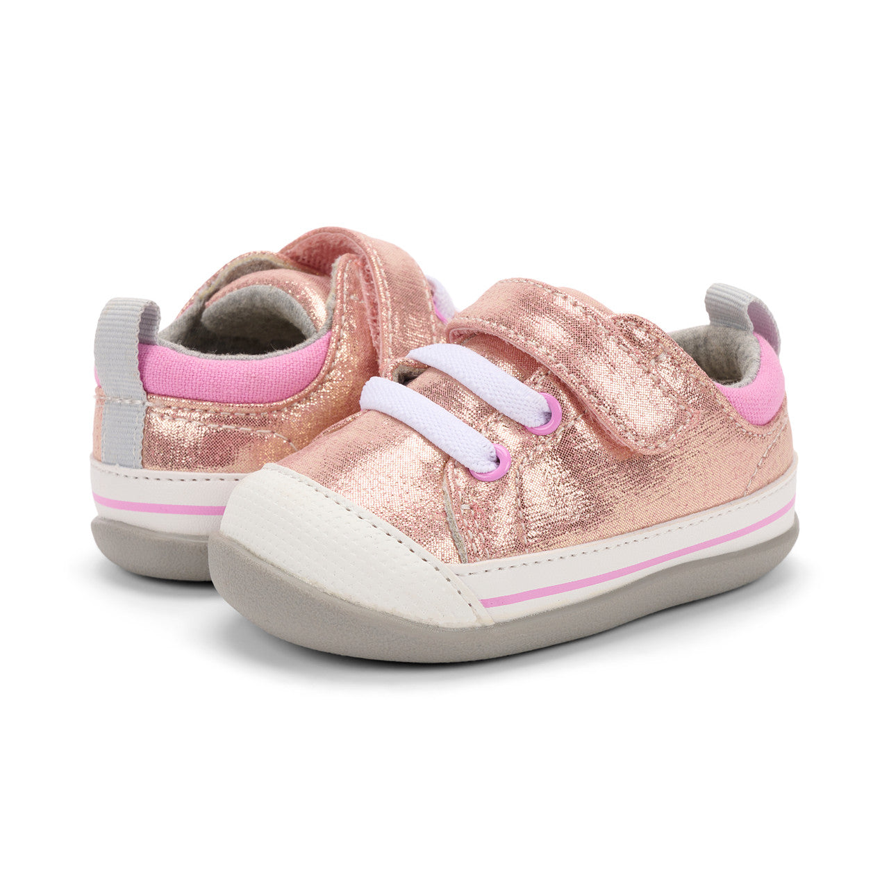 See Kai Run Girl's Stevie II (First Walker) Rose Shimmer