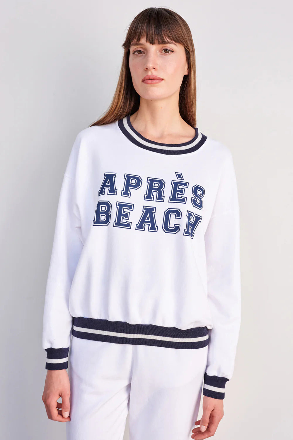 BAILEY/44 Women's Sundry Après Beach Sweatshirt in White