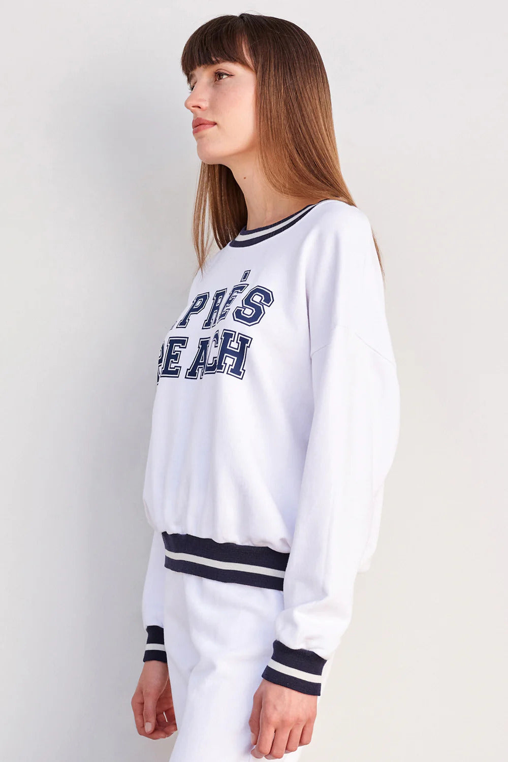 BAILEY/44 Women's Sundry Après Beach Sweatshirt in White