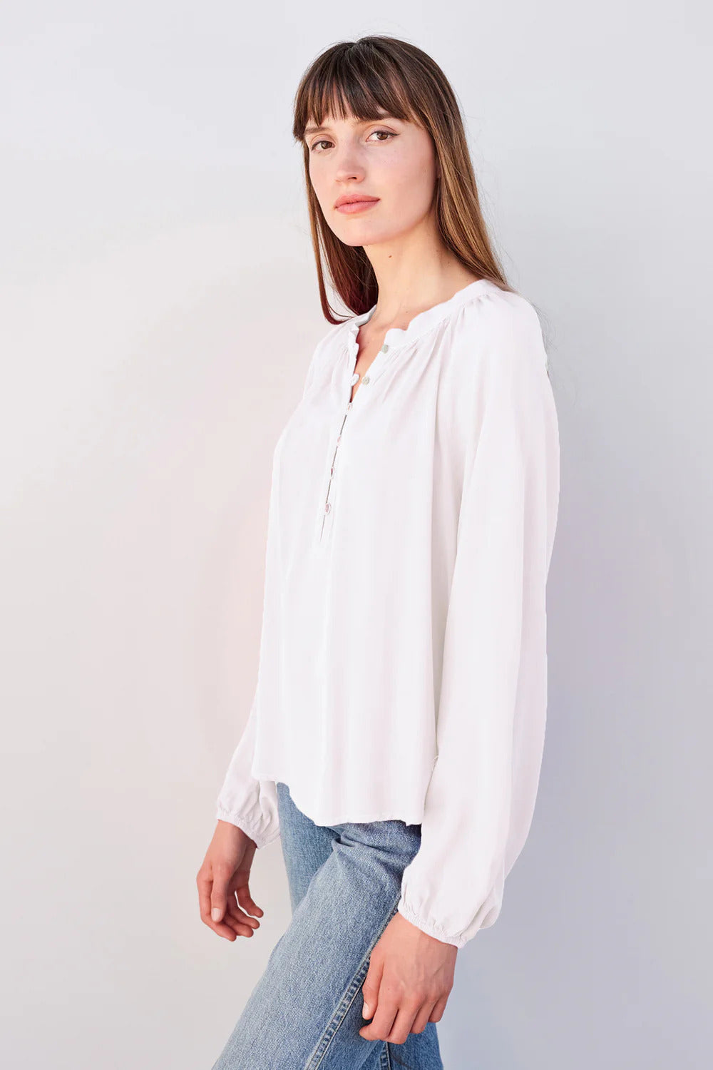 BAILEY/44 Women's Sundry Long Sleeve Flowy Blouse