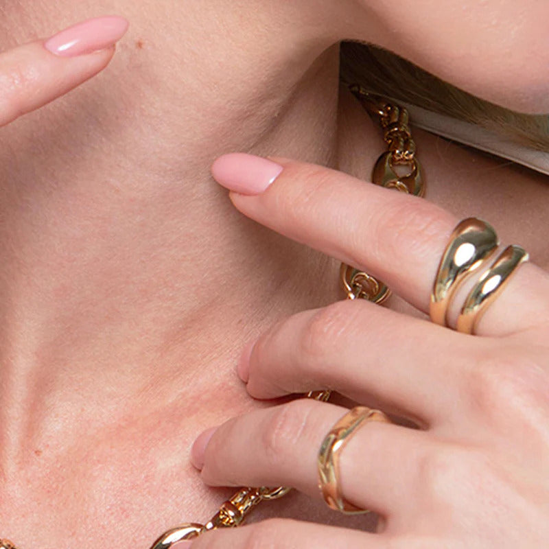 ARGENTO VIVO THE SWIRL DOME RING