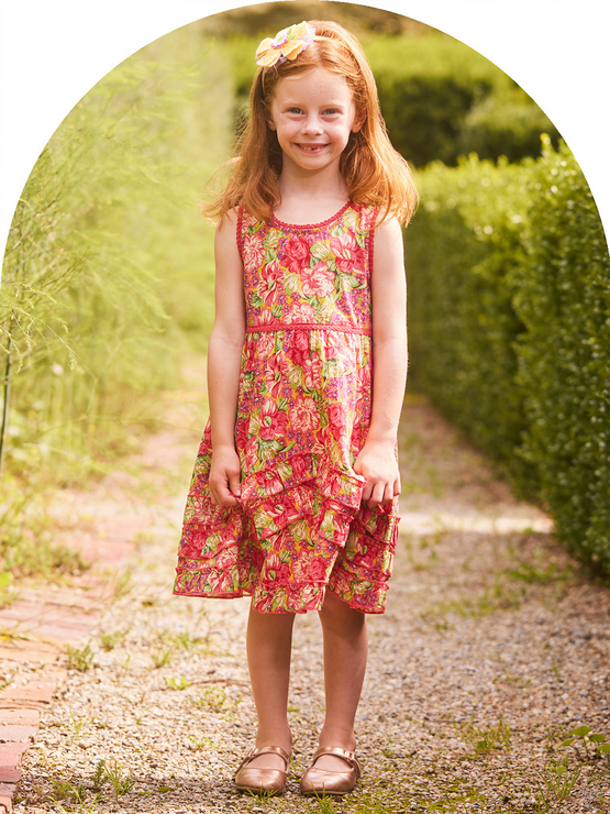 April Cornell Floral Market Little Girls Dress