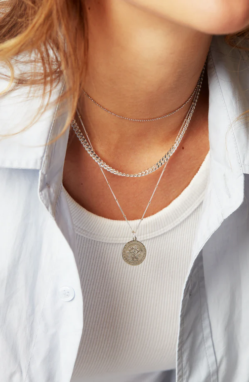 ARGENTO VIVO THE SERGIA CHAIN NECKLACE