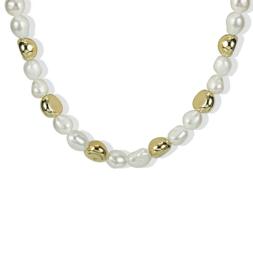 ARGENTO VIVO THE DELIA PEARL NECKLACE