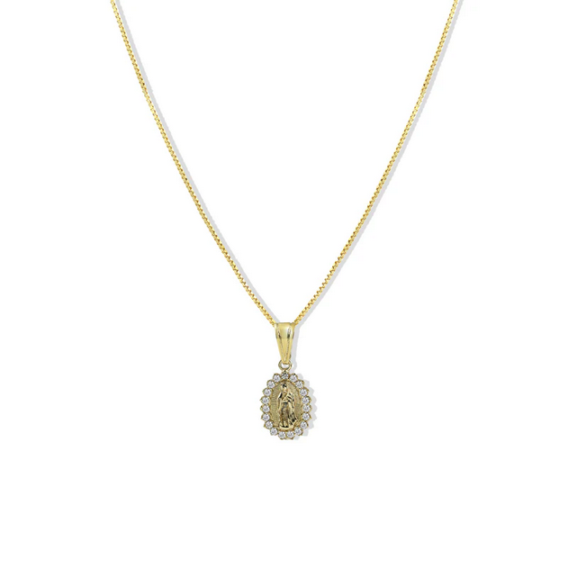 ARGENTO VIVO THE CZ GUADALUPE NECKLACE