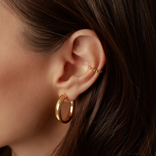 ARGENTO VIVO THE BEADED EAR CUFF