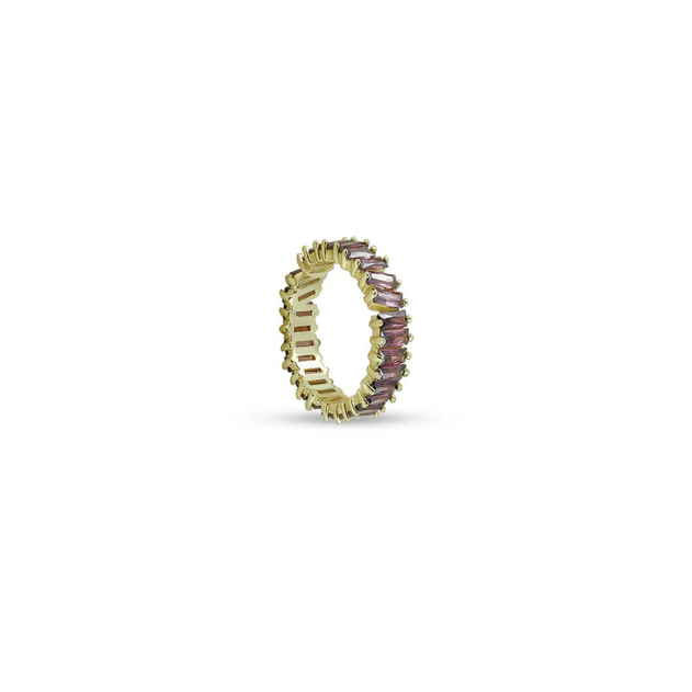 ARGENTO VIVO THE AMETHYST KARLA BAGUETTE RING
