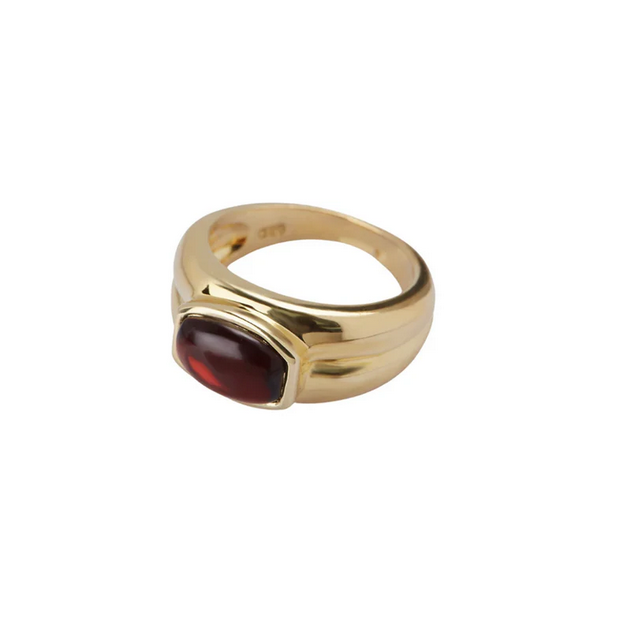 ARGENTO VIVO THE DOUBLE DOME GEMSTONE RING